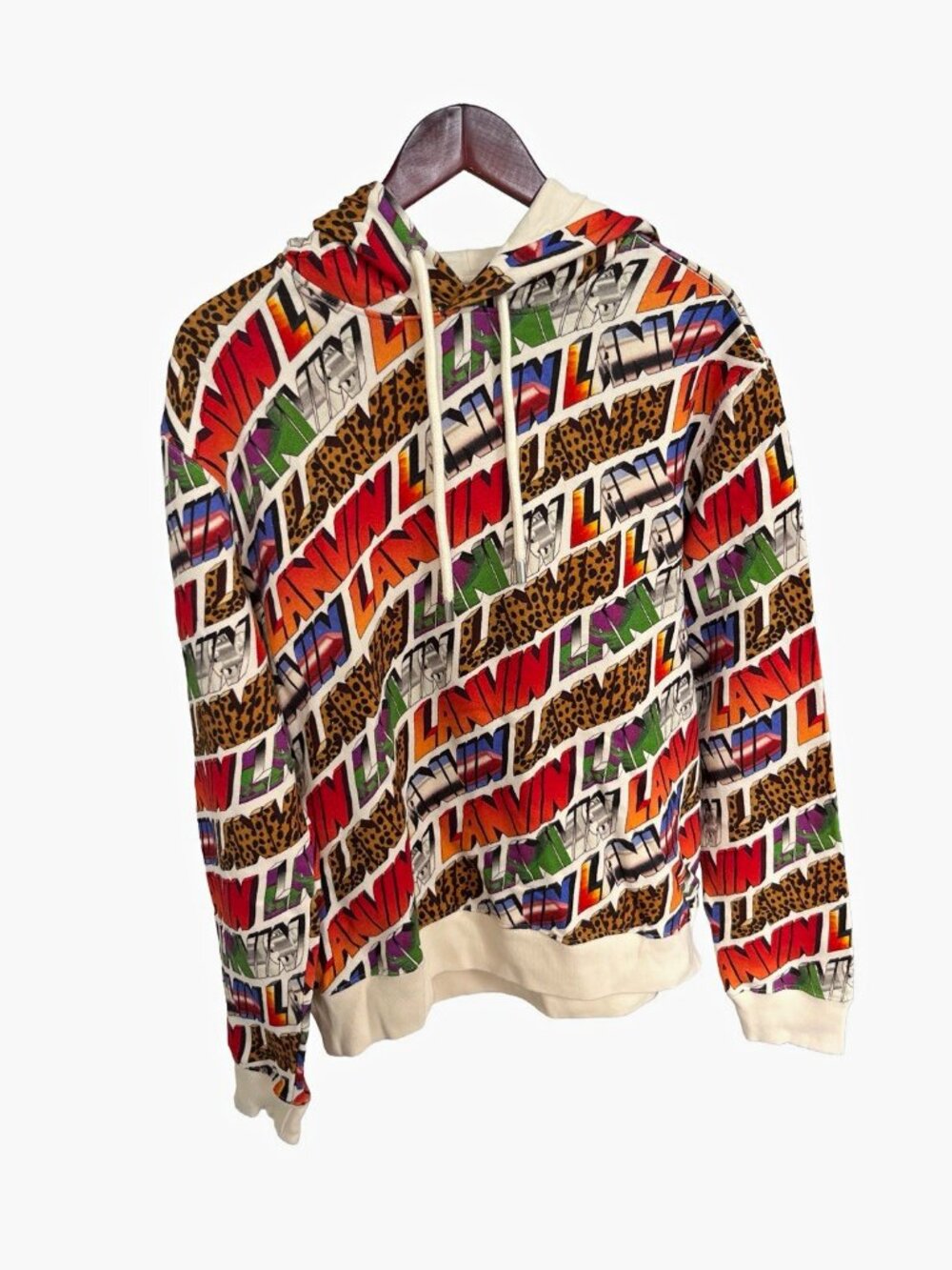 Lanvin FW21 x James Rosenquist printed hoodie